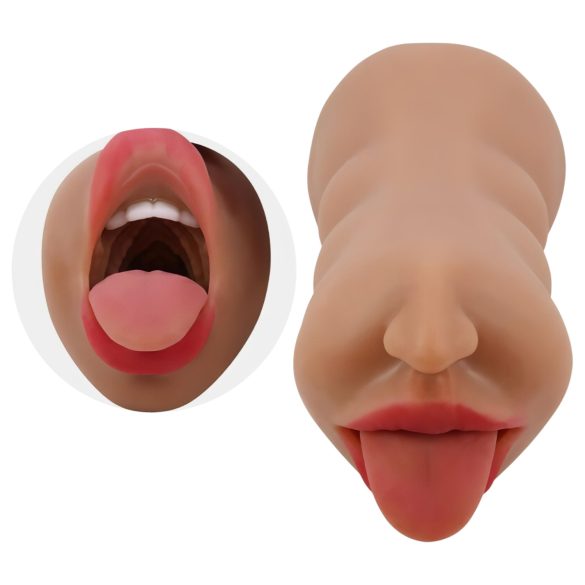 Crazy Bull - masturbator gură și vagin - culoare naturală