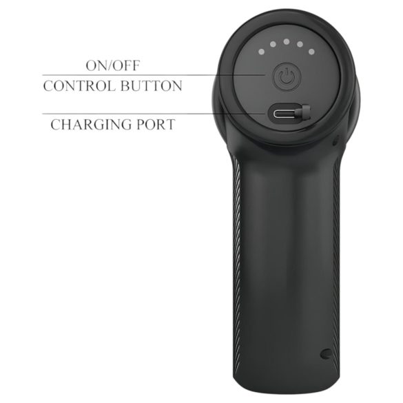 Pretty Love Dj Doctor - Vibrator tip pistol cu penetrare - silicon negru