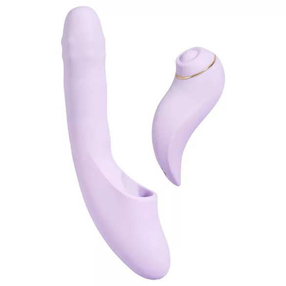 Svakom DuoGlow - vibrator pentru punctul G și clitoris, controlat prin aplicație (mov)