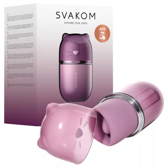 Svakom Klitty - vibrator clitoridian cu unde de aer controlat prin aplicație