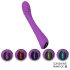Sex HD Sunshine - vibrator G-spot reîncărcabil cu caneluri (mov)