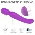 Sex HD Iris - vibrator masaj cu încălzire și 2 motoare - mov
