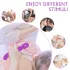 Sex HD Iris - vibrator masaj cu încălzire și 2 motoare - mov