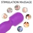 Sex HD Iris - vibrator masaj cu încălzire și 2 motoare - mov