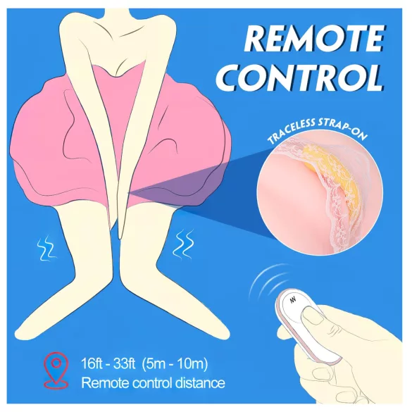 Sex HD - Ou vibrator controlat prin aplicație (galben)