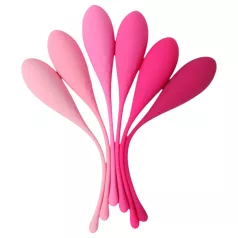 Sex HD Eggs - set bile kegel 6 bucăți - roz
