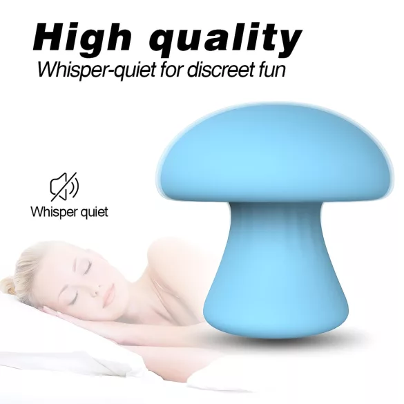 Magic Mushroom - vibrator facial cu acumulator (albastru)