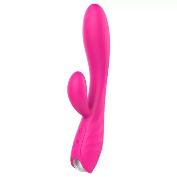 Sex HD Muses - vibrator încălzire, rezistent la apă, reîncărcabil - roz