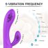 Vibrator lila încălzitor, impermeabil și reîncărcabil - Sex HD Muses