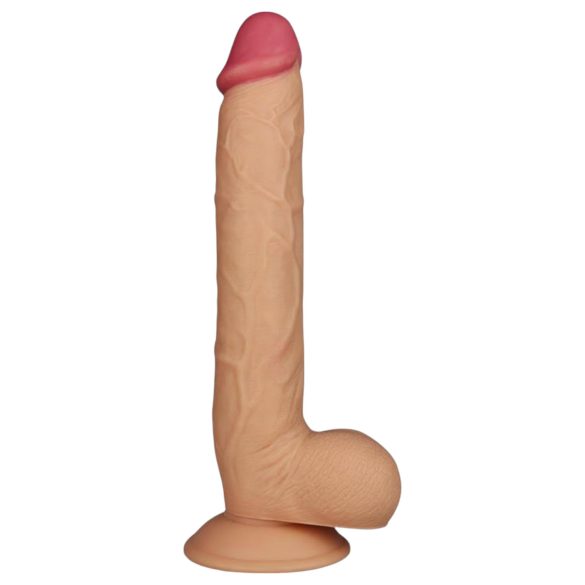 Lovetoy King-Sized - dildo realist cu ventuză - 25cm (natur)