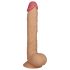 Lovetoy King-Sized - dildo realist cu ventuză - 25cm (natur)