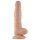 Lovetoy Real Extreme - dildo cu ventuză - 21cm - culoare naturală