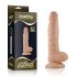 Lovetoy Real Extreme - dildo cu ventuză - 21cm - culoare naturală