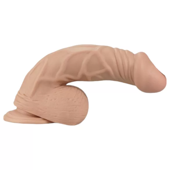 Lovetoy Real Extreme - dildo cu ventuză - 23 cm (natur)