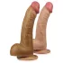Lovetoy - dildo realist curbat - 20cm - culoare naturală