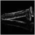 Lovetoy Flawless Clear - dildo cu ventuză - 19 cm (transparent)