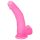 Lovetoy Jelly Studs - dildo cu ventuză - 20cm (roz)