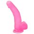 Lovetoy Jelly Studs - dildo cu ventuză - 20cm (roz)