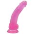 Lovetoy Jelly Studs - dildo cu ventuză - 20cm (roz)
