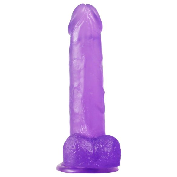 Lovetoy - dildo cu ventuză - 20 cm - mov
