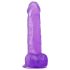 Lovetoy - dildo cu ventuză - 20 cm - mov