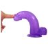 Lovetoy - dildo cu ventuză - 20 cm - mov