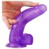 Lovetoy - dildo cu ventuză - 20 cm - mov