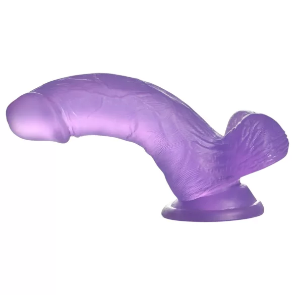 Lovetoy - dildo cu ventuză - 15 cm - mov