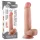 Lovetoy - dildo realist dublu strat - 21cm - culoare naturală