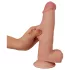 Lovetoy - dildo realist dublu strat - 21cm - culoare naturală