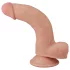 Lovetoy - dildo realist dublu strat - 21cm - culoare naturală