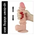 Lovetoy - dildo realist dublu strat - 21cm - culoare naturală