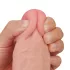 Lovetoy - dildo cu două straturi - realist - 23 cm - culoare naturală