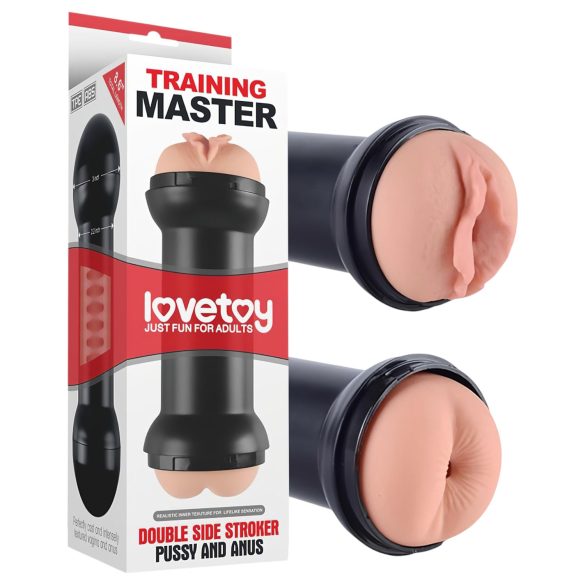 Lovetoy - masturbator vaginal și anal (natur)