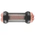 Lovetoy - masturbator vaginal și anal - silicon culoare naturală