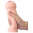 Lovetoy - masturbator vaginal și anal (natur)