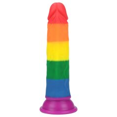 Lovetoy Prider - dildo realist - 19cm (curcubeu)
