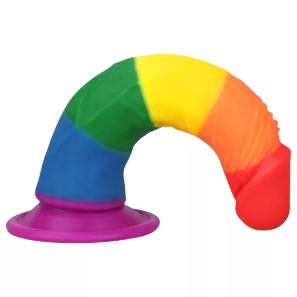 Lovetoy Prider - dildo realist - 19cm - curcubeu