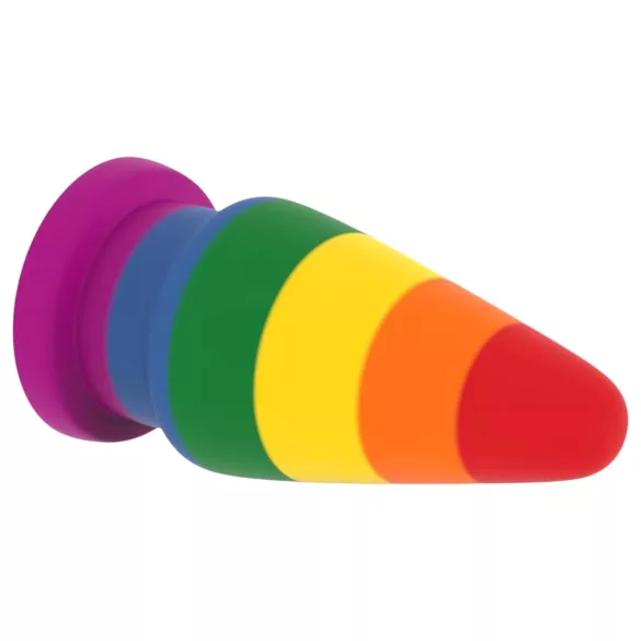 Lovetoy Prider - dop anal dilatator - 15 cm (curcubeu)