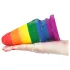 Lovetoy Prider - dop anal dilatator - 15 cm (curcubeu)