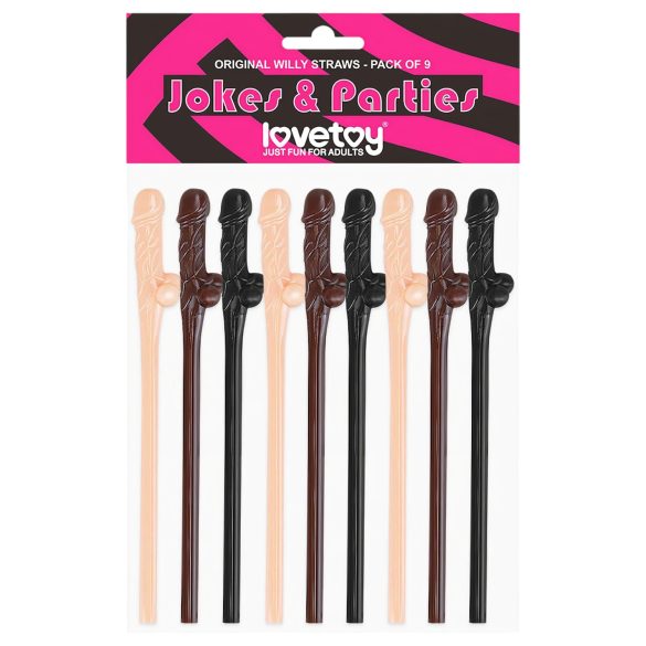 Lovetoy - pai penis realist - plastic - natur, maro, negru