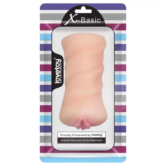 Lovetoy X-Basic - vagină artificială masturbator (culoare naturală)