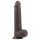 Lovetoy Sliding-Skin - dildo dublu strat - 23cm (maro)