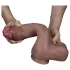Lovetoy - dildo realist cu două straturi - 26cm - culoare naturală