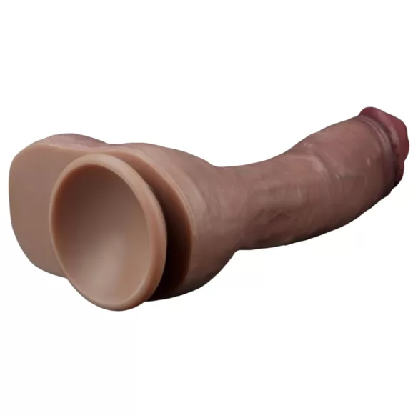 Lovetoy - dildo realist cu două straturi - 26cm - culoare naturală