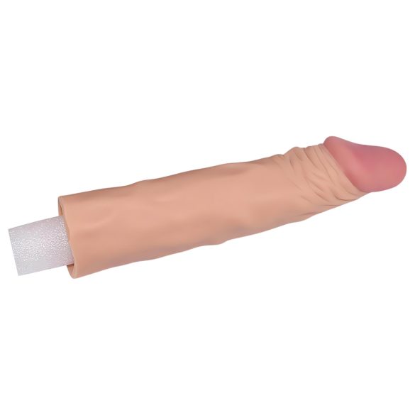 Lovetoy Pleasure X-tender - prelungitor penis - 19cm - culoare naturală