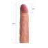 Lovetoy Pleasure X-tender - prelungitor penis - 19cm - culoare naturală