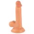 Mr. Rude - dildou realist cu ventuză și testicule - 17cm (natur)