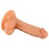 Mr. Rude - dildou realist cu ventuză și testicule - 17cm (natur)