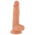 Mr. Rude - dildo realist cu ventuză - 19cm - culoare naturală